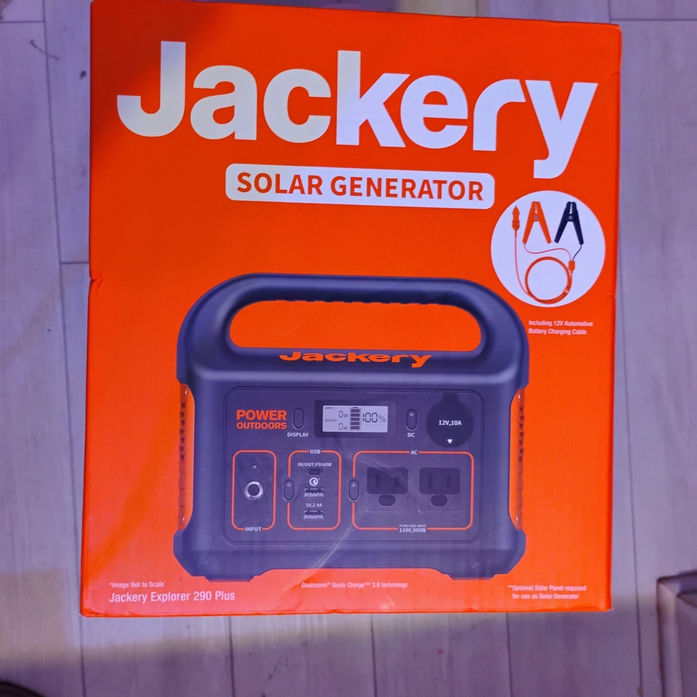 Jackery Solar Generator in Orange